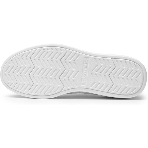 ⚡Men White Wave Knit Flex Breeze Mesh Oxford Lace-Up Lightweight Walking Sneaker - Picture 3 of 9